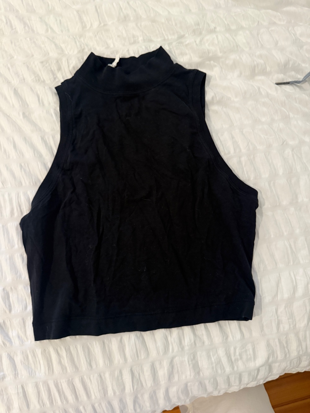lululemon athletica Black Tank Top with White Care Tag